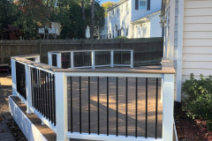 Wolf Amberwood decking and Trex Transcends railing - Alexandria, VA
